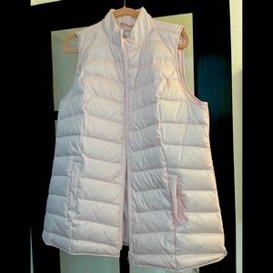 J Jill Puffer Vest Pink LARGE NWOT